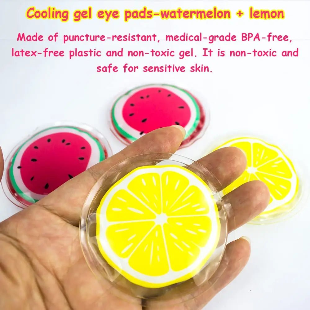 Reusable Cooling Eye Pads and Under Eye Patches,Eye Hot Cold Treatment Pack for Redness,Pain Relief and Eye Relax - Ammpoure