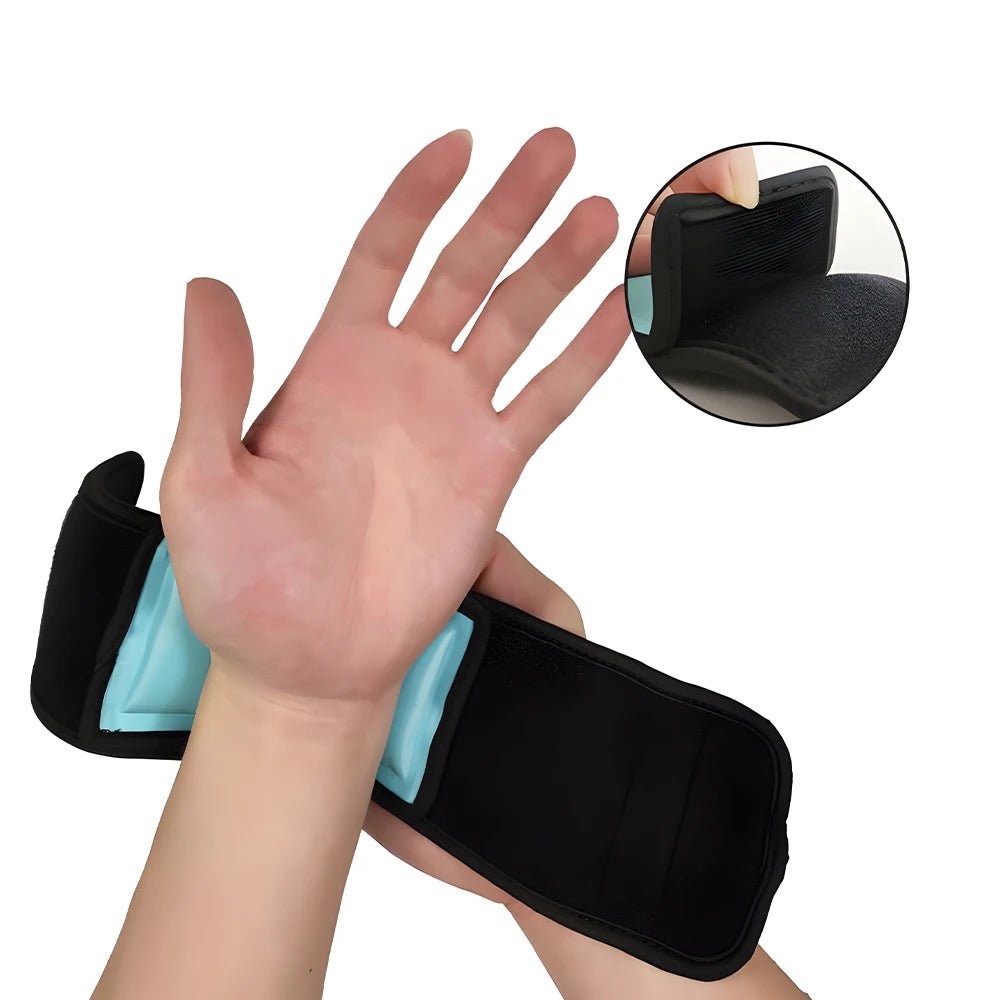 Reusable Gel Ice Pack Support Compress for Injuries and Pain Relief Cold Therapy Wrap for Hand, Arch of Foot, Wrist, Elbow - Ammpoure