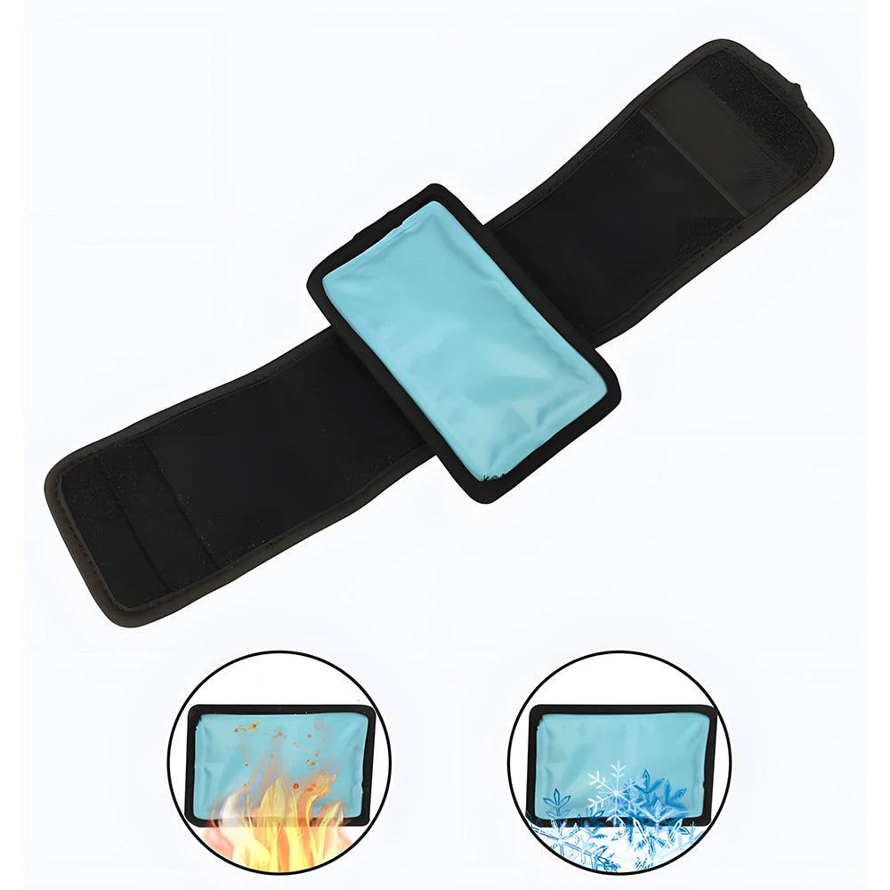 Reusable Gel Ice Pack Support Compress for Injuries and Pain Relief Cold Therapy Wrap for Hand, Arch of Foot, Wrist, Elbow - Ammpoure