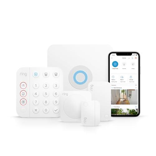 Ring Alarm Pack - S by Amazon | Smart home alarm security system with optional Assisted Monitoring - No long-term commitments | Works with Alexa - Ammpoure Wellbeing