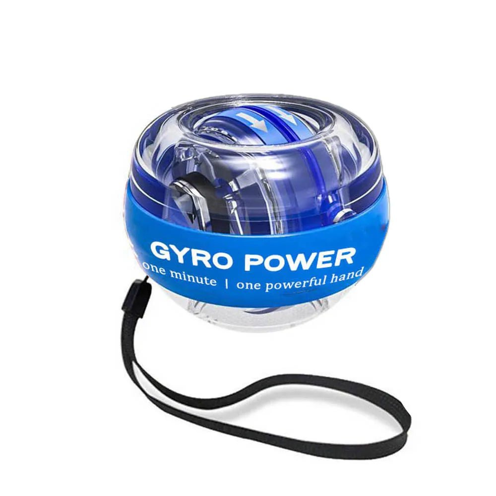 Self - starting Gyro Ball Gyroscopic Power Wrist Ball Forearm Exerciser Arm Hand Muscle Force Trainer Gyroball Home Gym - Ammpoure