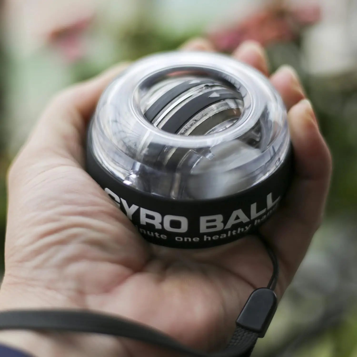Self - starting Gyro Ball Gyroscopic Power Wrist Ball Forearm Exerciser Arm Hand Muscle Force Trainer Gyroball Home Gym - Ammpoure