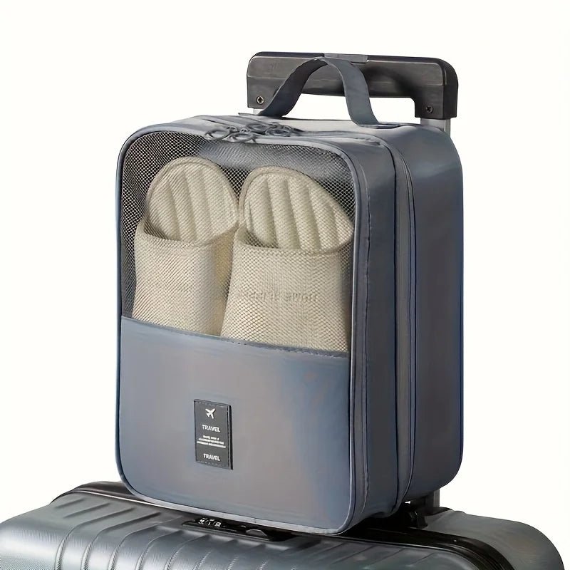 Shoe Bags USA Holds 3 Pairs of Shoes, Travel Essentials for Flying & Carry-On Luggage Accessories - Ammpoure