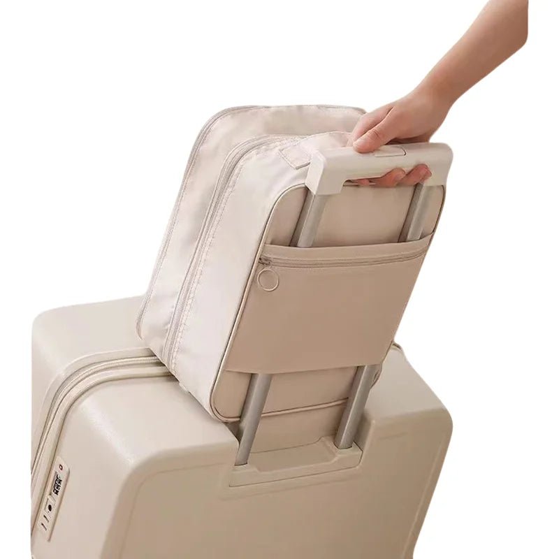 Shoe Bags USA Holds 3 Pairs of Shoes, Travel Essentials for Flying & Carry-On Luggage Accessories - Ammpoure