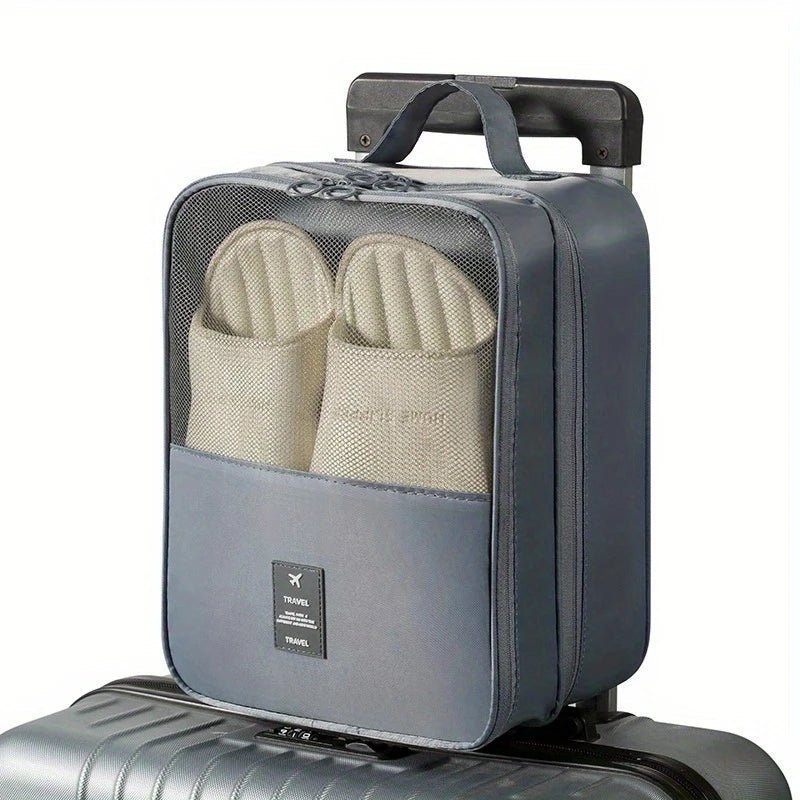 Shoe Bags USA Holds 3 Pairs of Shoes, Travel Essentials for Flying & Carry-On Luggage Accessories - Ammpoure