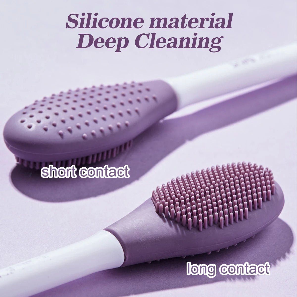 Silicone Facial Cleansing & Mask Brush 2 In1 Facial Skin Care Scrub Exfoliator Scrub Pore Blackhead Deep Cleaning Tools - Ammpoure