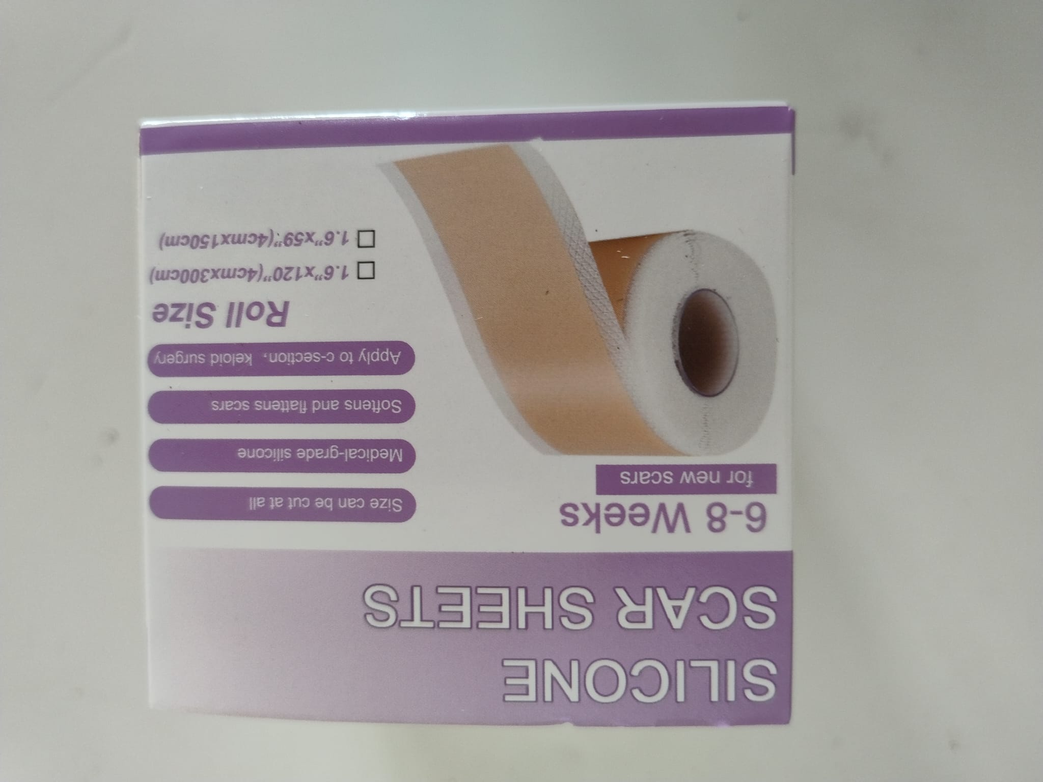Silicone Scar Sheets UK - Roll / Strip - Ammpoure