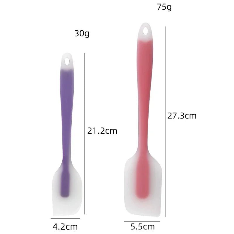 Silicone Spatula Canada Cream Butter Cooking Baking Heat Resistant Scraper Decorator Translucent Kitchen Tool - Ammpoure