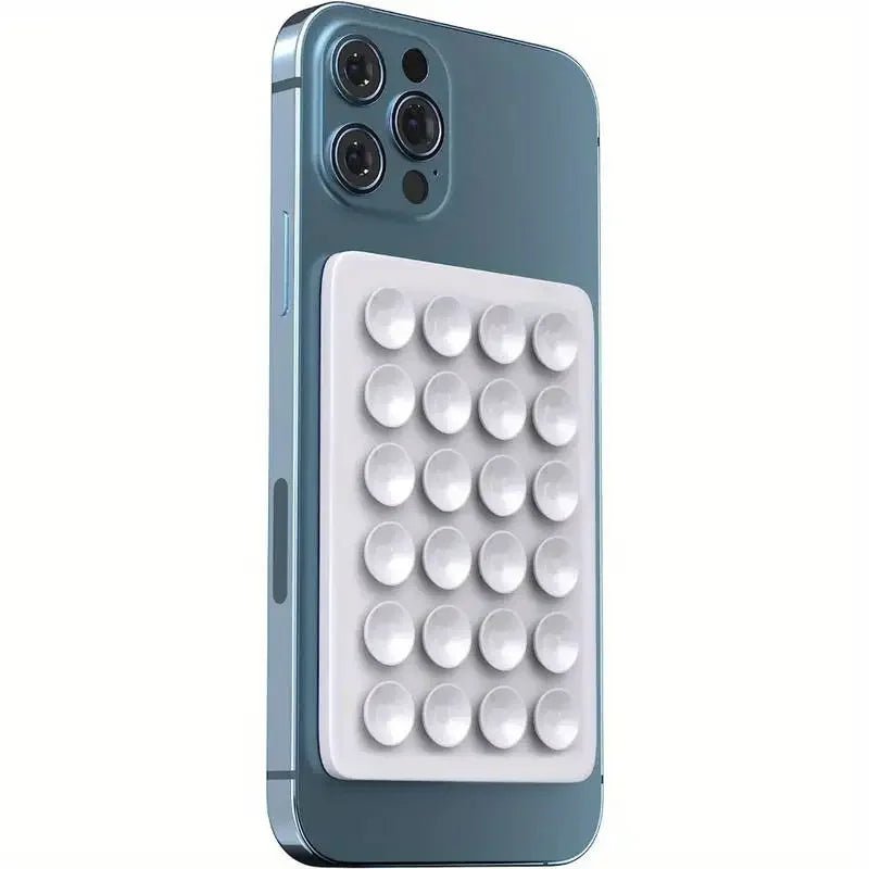 Silicone Suction Phone Holder Mat Multifunctional Suction Cup Wall Stand Square Anti - Slip Single - Sided Case Mount Back Sticker - Ammpoure