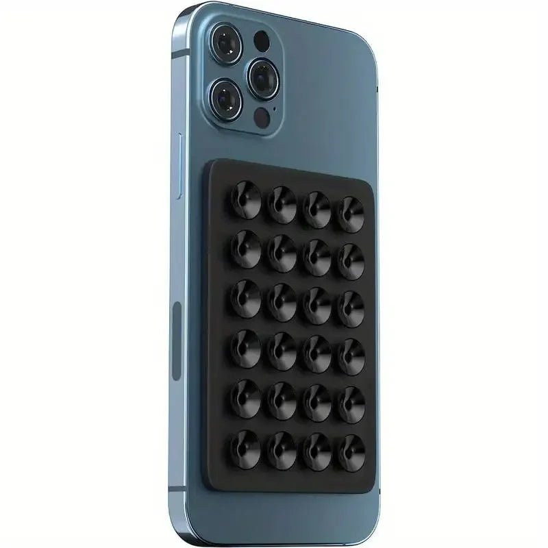 Silicone Suction Phone Holder Mat Multifunctional Suction Cup Wall Stand Square Anti - Slip Single - Sided Case Mount Back Sticker - Ammpoure