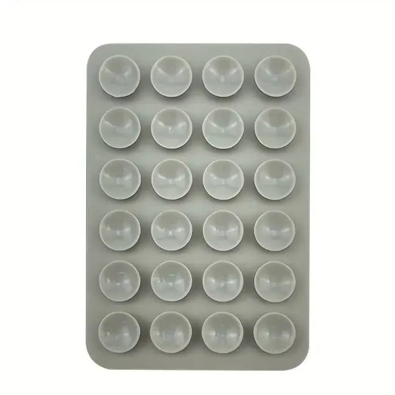 Silicone Suction Phone Holder Mat Multifunctional Suction Cup Wall Stand Square Anti - Slip Single - Sided Case Mount Back Sticker - Ammpoure