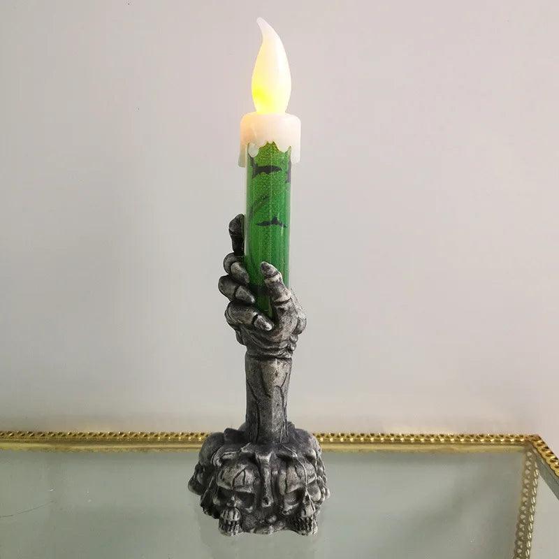 Skeletons Ghost Party Candles Pumpkin Party Happy Halloween Party Home Decorations - Ammpoure Wellbeing