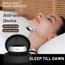 Load image into Gallery viewer, Smart Anti-snoring Device Breathing Corrector Electric Anti Snoring Sleep Pro Smart EMS Anti Snoring Device - Ammpoure Wellbeing 🇬🇧
