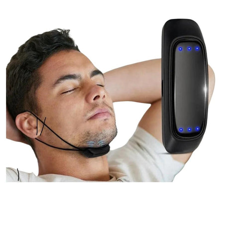 Smart Anti Snoring Device EMS Pulse Stop Snore Portable Comfortable Sleep Well Stop Snore Health Care Sleep Apnea Aid USB - Ammpoure Wellbeing 🇬🇧