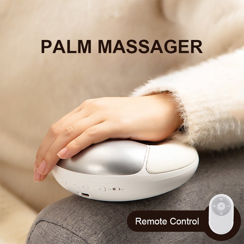 Smart Electric Hand Massage Device Heat Palm Finger Palm Massager Magnetic Therapy Pulse Pain Relief Tool Health Care Relaxation - Ammpoure