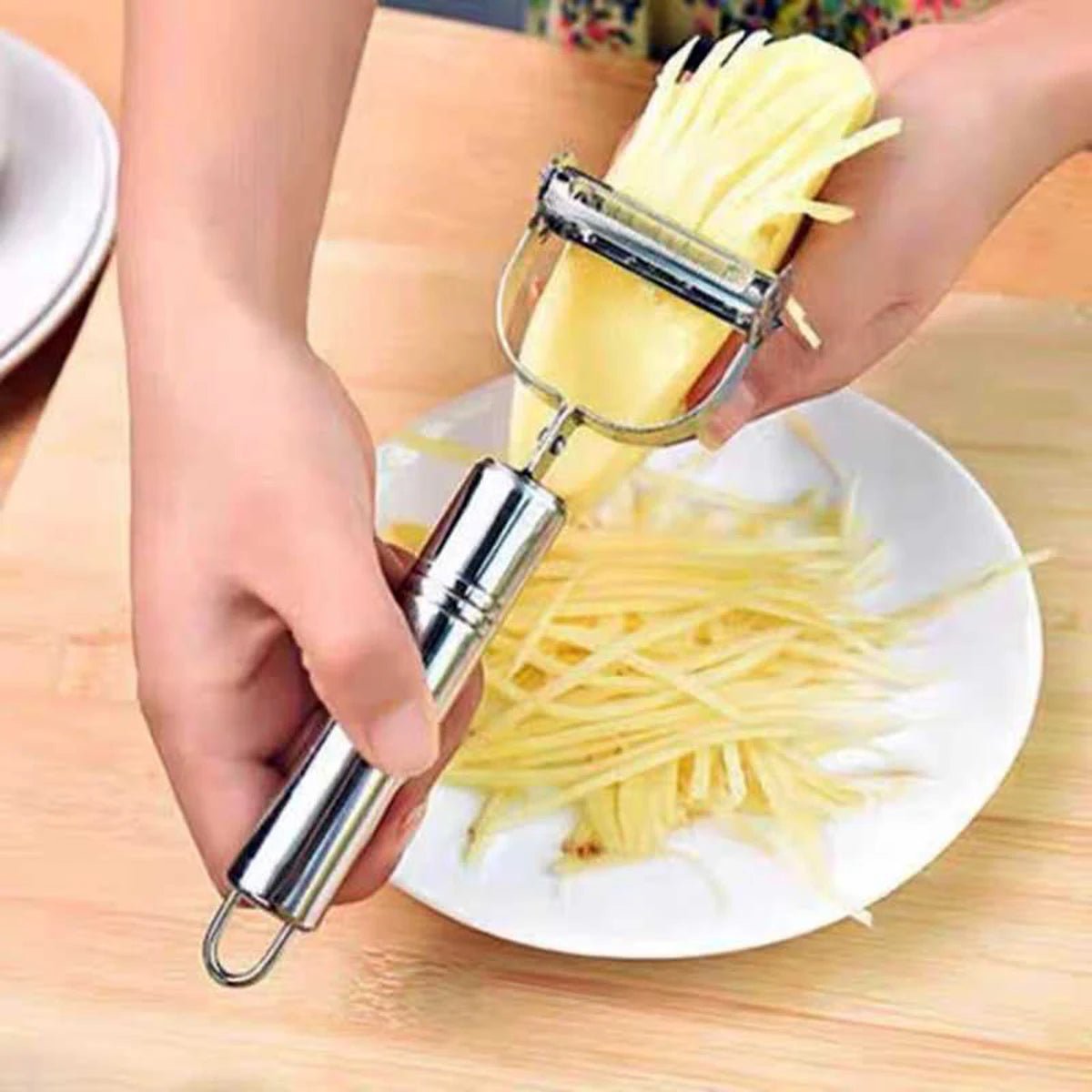Stainless Steel Peeler Fruit Vegetable Melon Potato Carrot Cucumber Multifunction Grater Julienne Peeler Slice Canada Kitchen Tool - Ammpoure