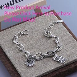 Sterling Silver Butterfly Bracelet USA for Girls Beaded String Design Insect Fashion Versatile Jewelry Gift Dropshipping - Ammpoure