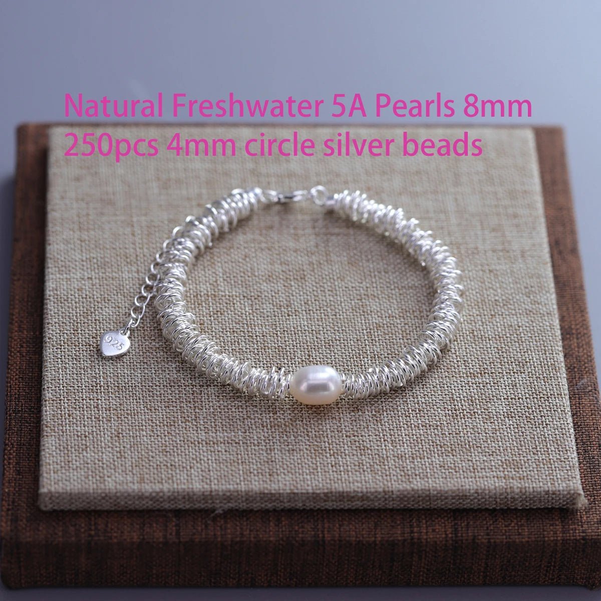 Sterling Silver Butterfly Bracelet USA for Girls Beaded String Design Insect Fashion Versatile Jewelry Gift Dropshipping - Ammpoure