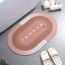 Load image into Gallery viewer, Super Absorbent Shower Bath Mat Bathroom Anti-Slip Carpet Rug Simple Kitchen Entrance Soft Door Bathtub Side Bath Mat Home Decor - Ammpoure Wellbeing 🇬🇧
