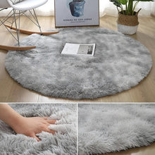 Load image into Gallery viewer, Super Soft Plush Round Rug Mat Fluffy White Carpets For Living Room Home Decor Bedroom Kid Room Decoration Salon Thick Pile Rug - Ammpoure Wellbeing
