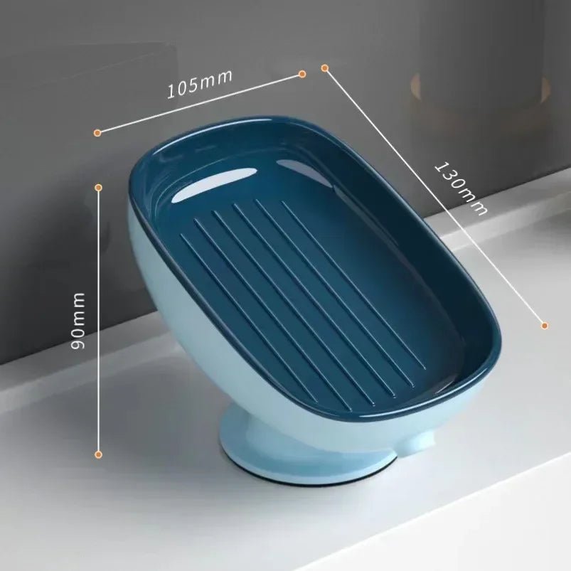 Super Suction Cup Soap Dish with drain water For Bathroom Soap Holder Kithcen Sponge Holder Soap container Bathroom Supplies2025 - Ammpoure