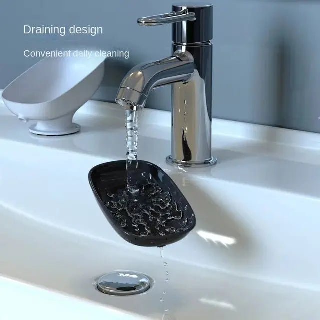 Super Suction Cup Soap Dish with drain water For Bathroom Soap Holder Kithcen Sponge Holder Soap container Bathroom Supplies2025 - Ammpoure