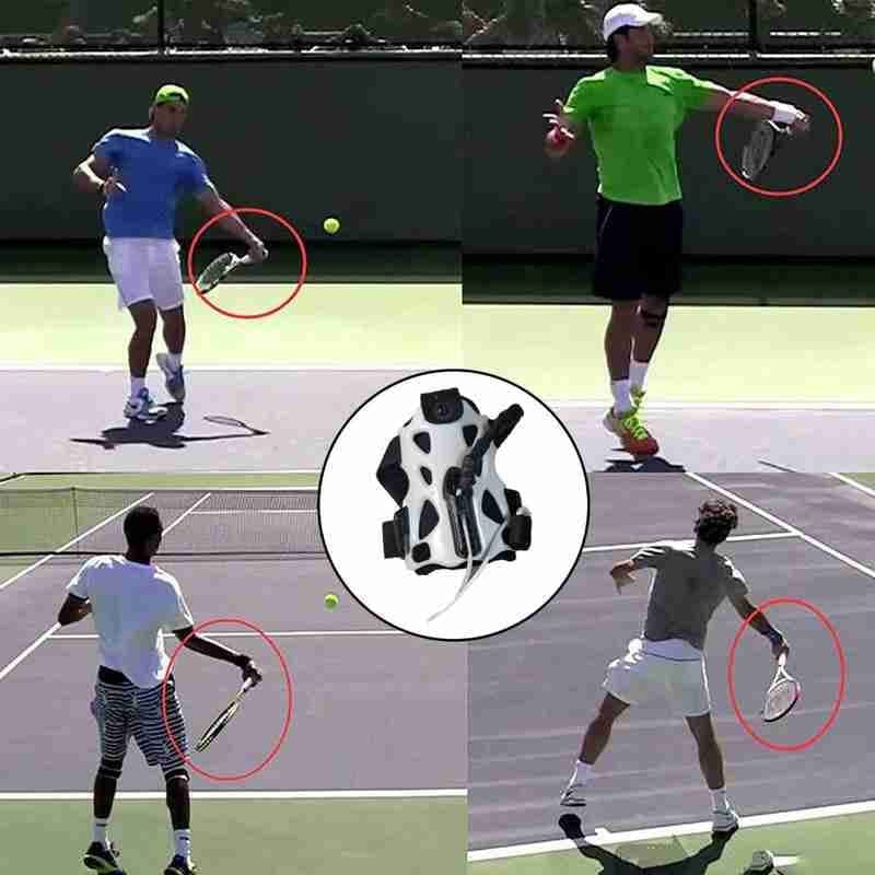 Tennis Training Tool Professional Practice Trainer Correct Balls Machine Posture Serve Self - study Accessories Wrist Exercis Z8O9 - Ammpoure Wellbeing