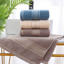 Load image into Gallery viewer, Thickened Cotton Bath Towel Increases Water Absorption Adult Bath Towel Solid Color Golden Silk Soft Affinity Face Towel - Ammpoure Wellbeing 🇬🇧
