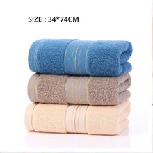 Load image into Gallery viewer, Thickened Cotton Bath Towel Increases Water Absorption Adult Bath Towel Solid Color Golden Silk Soft Affinity Face Towel - Ammpoure Wellbeing 🇬🇧
