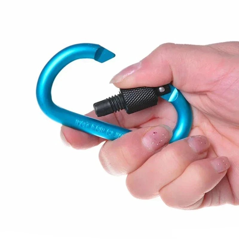 Threaded Door Hook Set (for Hiking) - Hooks for Hanging Outdoor Camping equipment, Equipped with an Aluminum Rod with a Diameter - Ammpoure