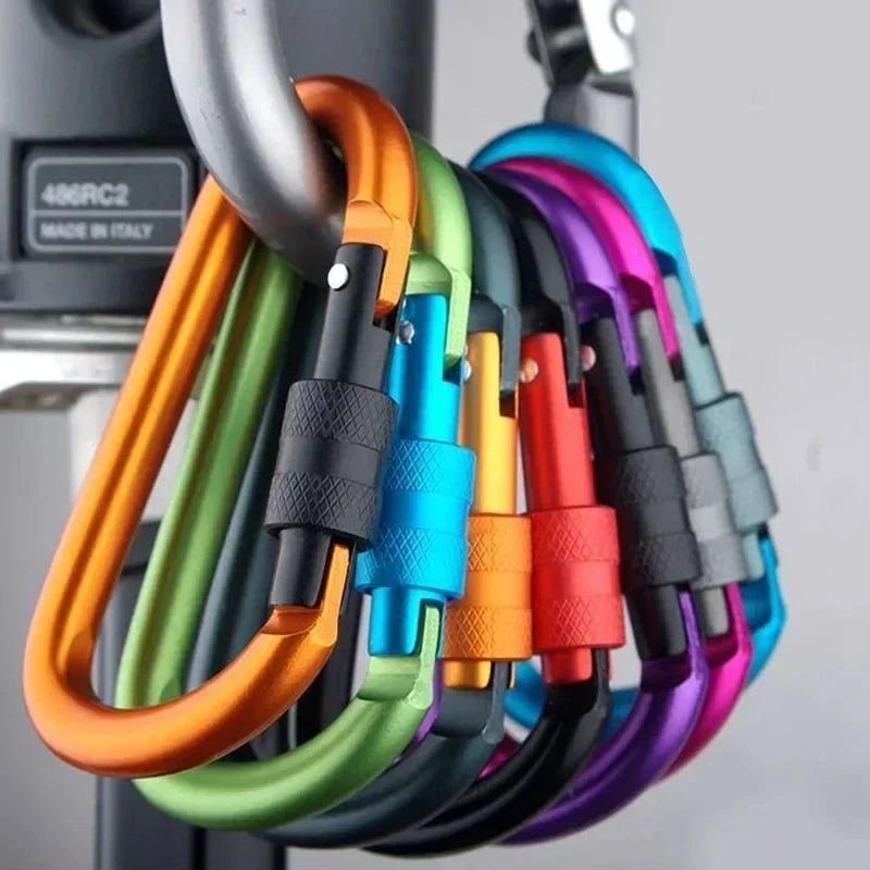 Threaded Door Hook Set (for Hiking) - Hooks for Hanging Outdoor Camping equipment, Equipped with an Aluminum Rod with a Diameter - Ammpoure