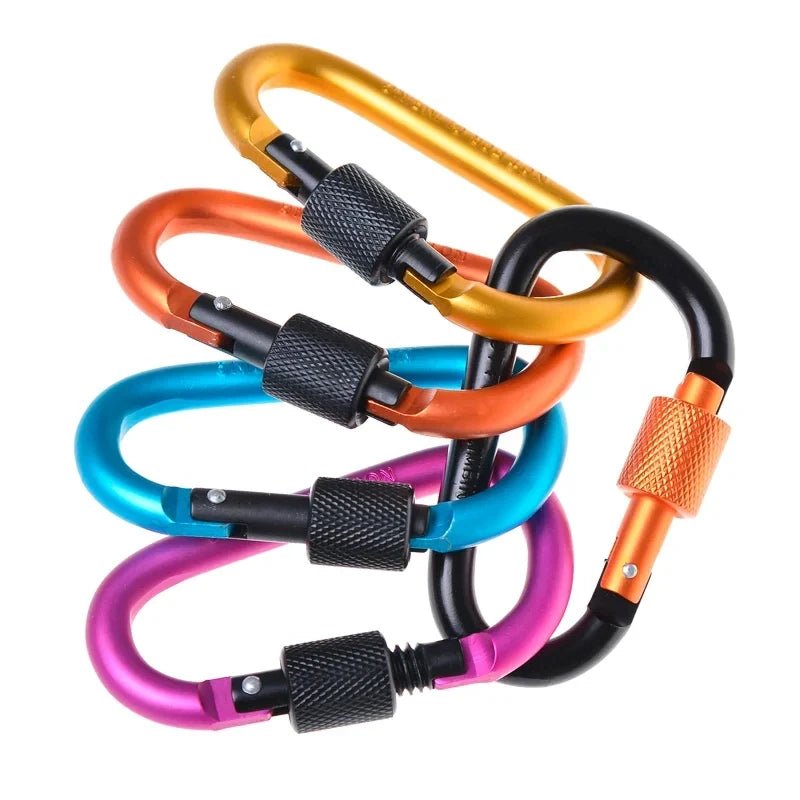 Threaded Door Hook Set (for Hiking) - Hooks for Hanging Outdoor Camping equipment, Equipped with an Aluminum Rod with a Diameter - Ammpoure