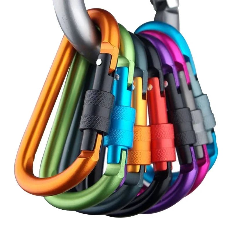 Threaded Door Hook Set (for Hiking) - Hooks for Hanging Outdoor Camping equipment, Equipped with an Aluminum Rod with a Diameter - Ammpoure