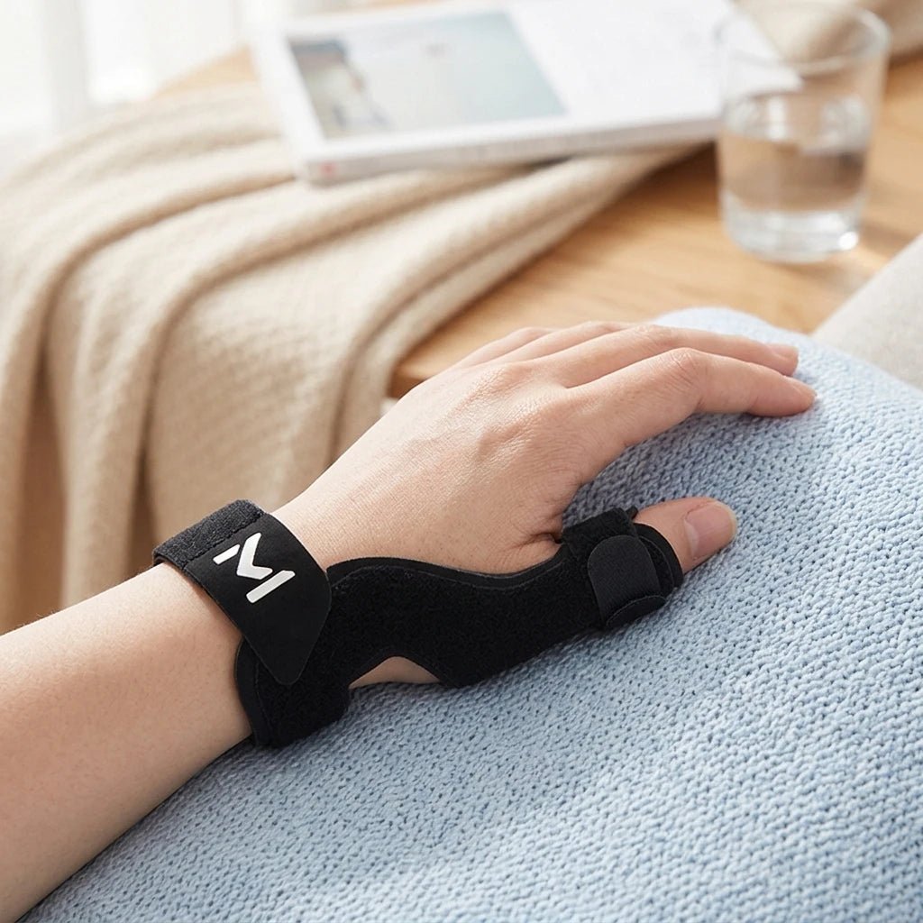 Thumb Spica Splint Stabilizing Wrist Brace for Carpal Arthritis Tendonitis Support Breathable Compression Hand Wrap - Ammpoure