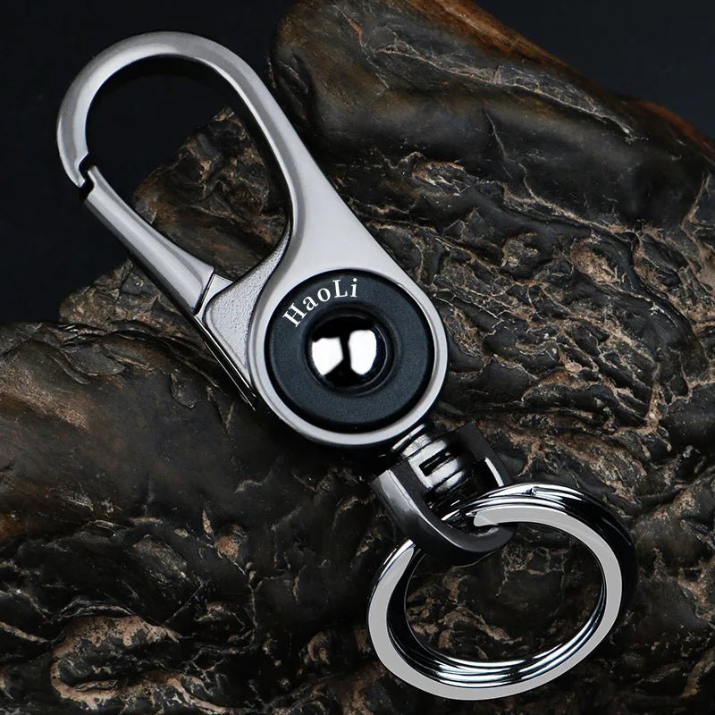 Titanium Carabiner Key Clip Canada EDC Key Ring Loop Hook Car Keychain with Corkscrew Keychain Pendant Gift for Men - Ammpoure
