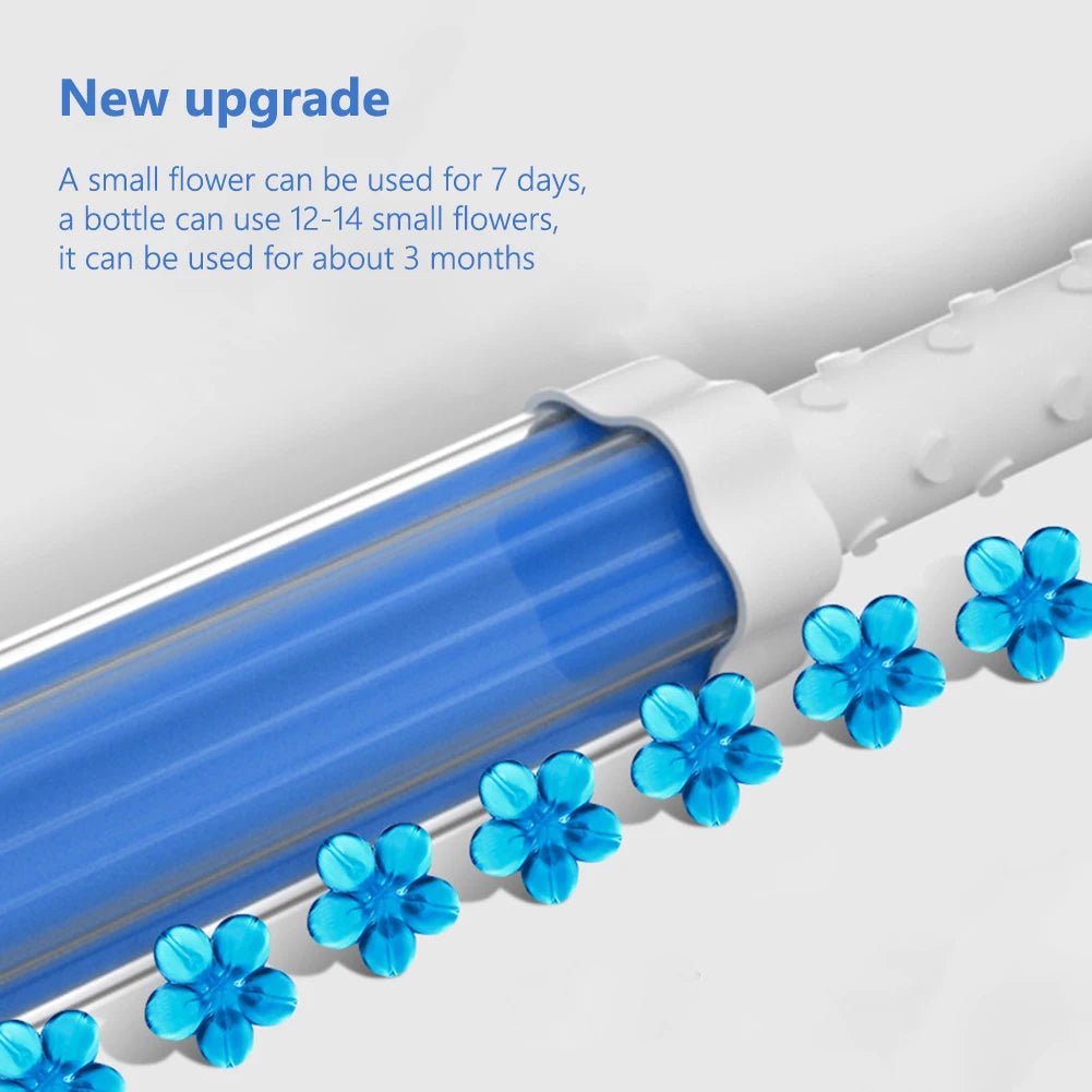 Toilet Cleaner Gel Remove Odors Leave Flower Aromatic Toilet Gel No Traces Comfortable Smell for Household Cleaning Products - Ammpoure