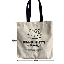 Load image into Gallery viewer, Tote Bag hello kitty Aesthetic Personalized Custom Reusable Grocery Bags Shopping Shoulder Bag cute travel tote bag - Ammpoure Wellbeing 🇬🇧
