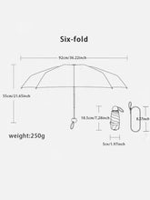 Load image into Gallery viewer, Travel UmbrellaCompact Lightweight Portable Automatic Strong Waterproof Folding Umbrellas With 6 Rib Reinforced Auto Open Close - Ammpoure Wellbeing 🇬🇧
