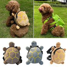 Load image into Gallery viewer, Turtle Shape Pet Backpack Dog Snack Bag Puppy School Bag Large Capacity Chihuahua Backpack Dog Accessories Small Dog Bag perros - Ammpoure Wellbeing
