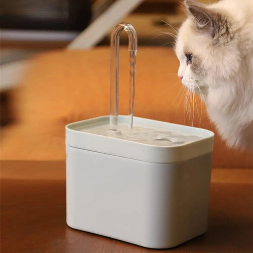 Ultra-Quiet Cat Water Fountain Filter Smart Automatic Pet Dog Water Dispenser&Burnout Prevention Pump1.5L Recirculate Filtrin - Ammpoure Wellbeing 🇬🇧