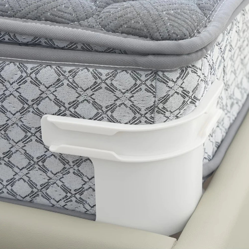 Universal Bedsheet Corner Tightener Clips Invisible Bedspread Secure Holder with Heavy - Duty Mattress Straps Sheets Slot Locks - Ammpoure