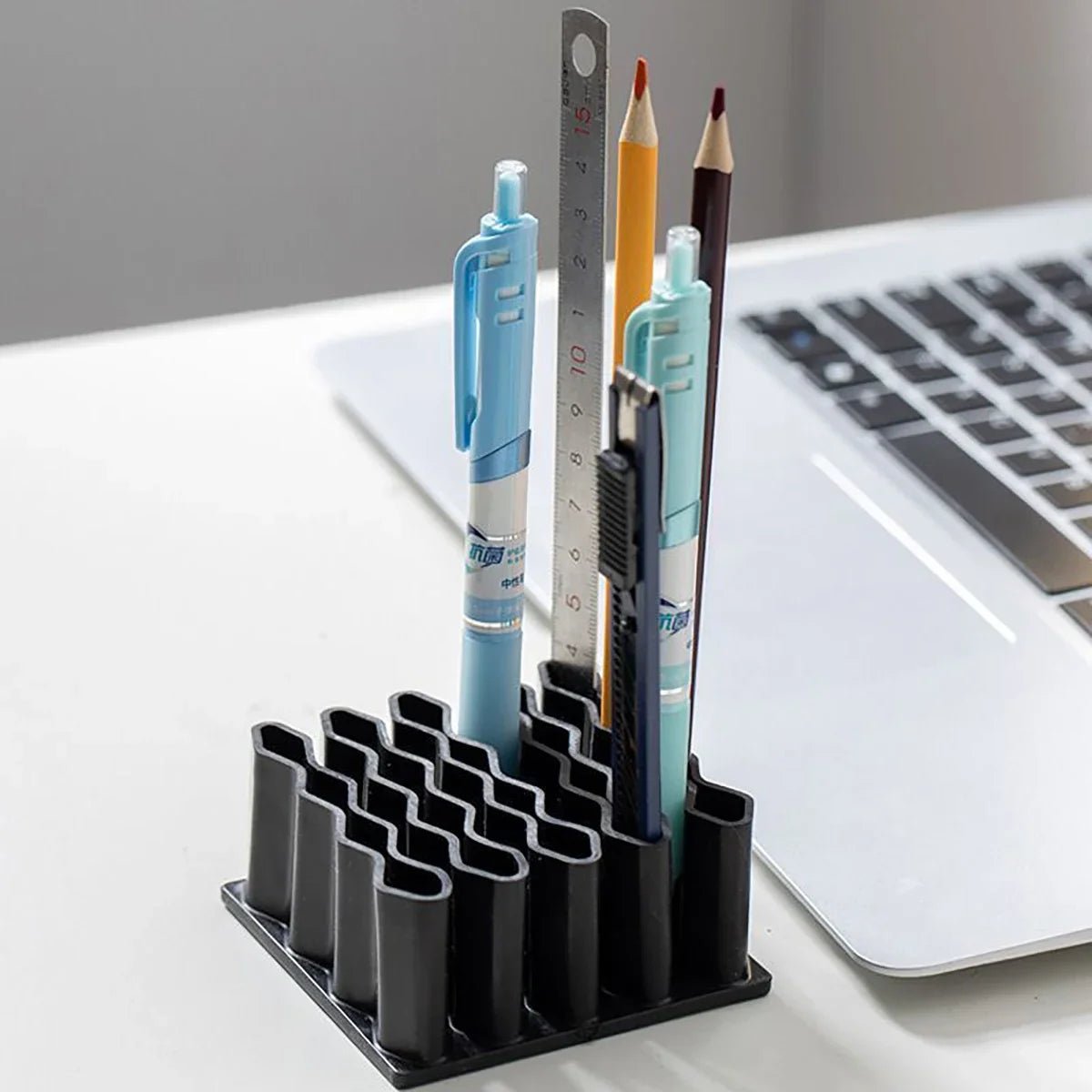 USA Holder Desktop Stand plastic Material Cosmetics Storage Rack Pen Holder Home Ointment Compartment Organizer - Ammpoure