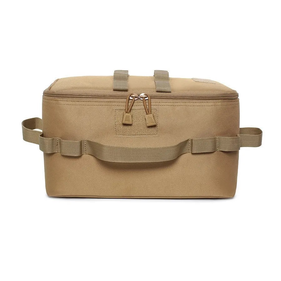 USA Outdoor Camping Gas Tank Storage Bag Large Capacity Ground Nail Tool Bag Gas Canister Picnic Cookware Utensils Kit Bag - Ammpoure