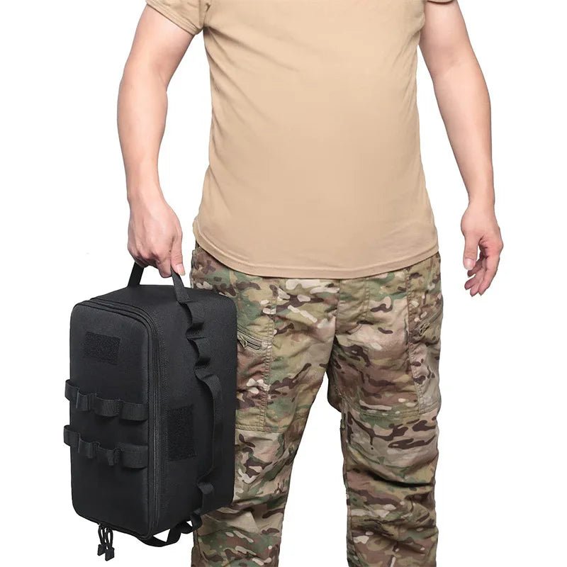 USA Outdoor Camping Gas Tank Storage Bag Large Capacity Ground Nail Tool Bag Gas Canister Picnic Cookware Utensils Kit Bag - Ammpoure