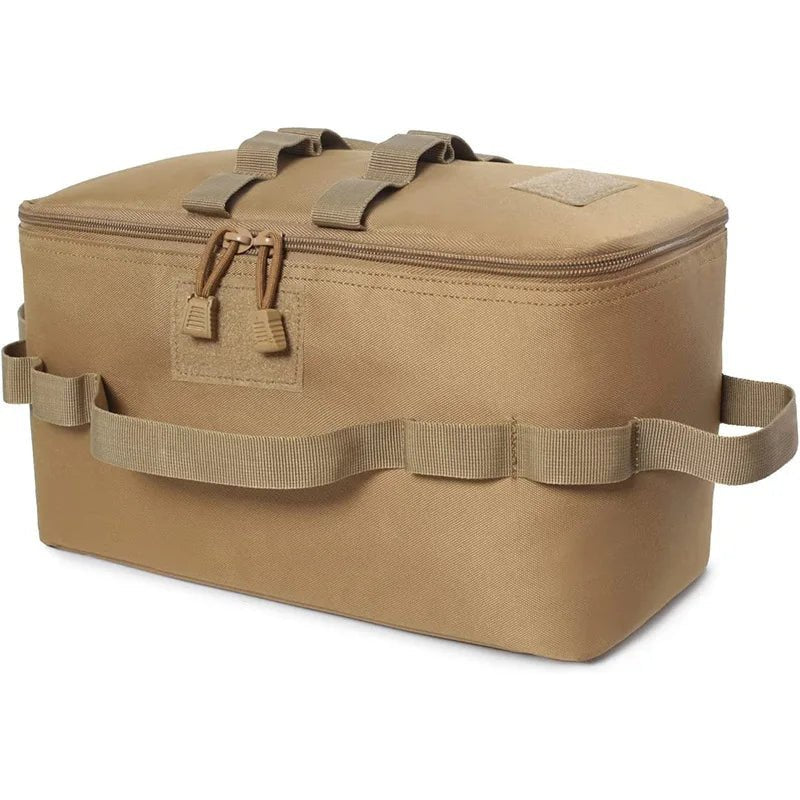 USA Outdoor Camping Gas Tank Storage Bag Large Capacity Ground Nail Tool Bag Gas Canister Picnic Cookware Utensils Kit Bag - Ammpoure