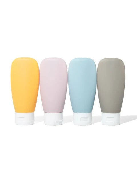 USA Perfume Bottle Set Spray Lotion Shampoo Shower Tube Bottling Refill Cosmetic Travel Liquid Container Portable Tool - Ammpoure
