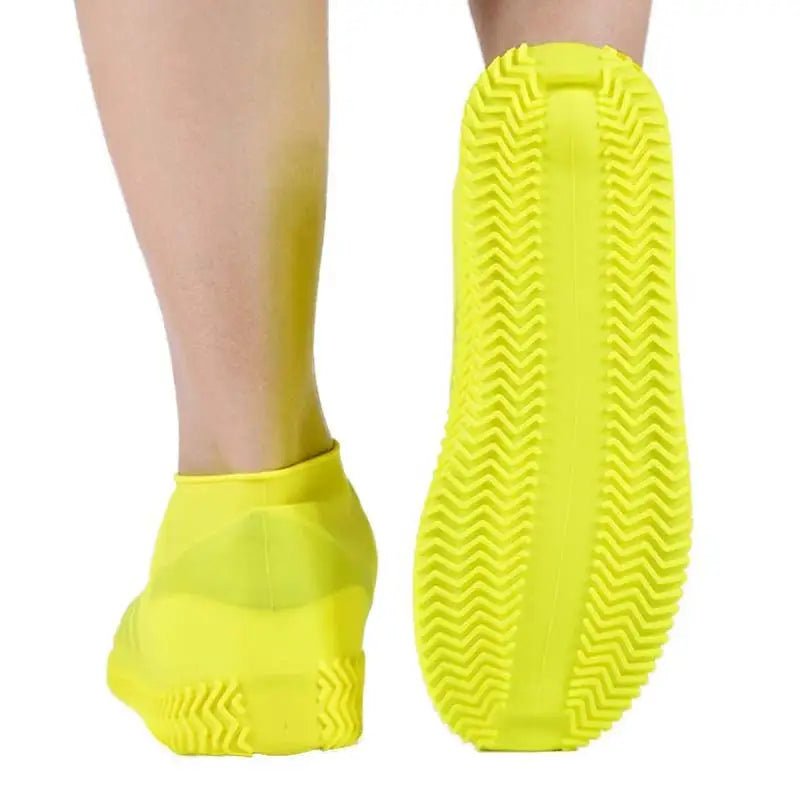 USA Waterproof silicone shoe cover protector reusable anti-slip wear-resistant rain shoe cover for outdoor rainy days - Ammpoure