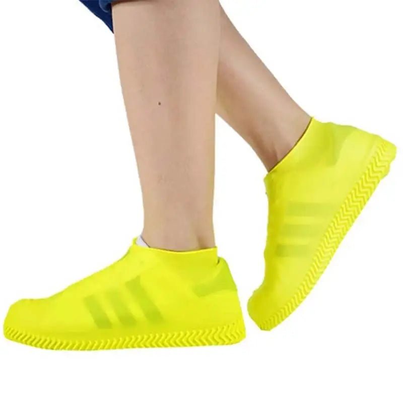 USA Waterproof silicone shoe cover protector reusable anti-slip wear-resistant rain shoe cover for outdoor rainy days - Ammpoure