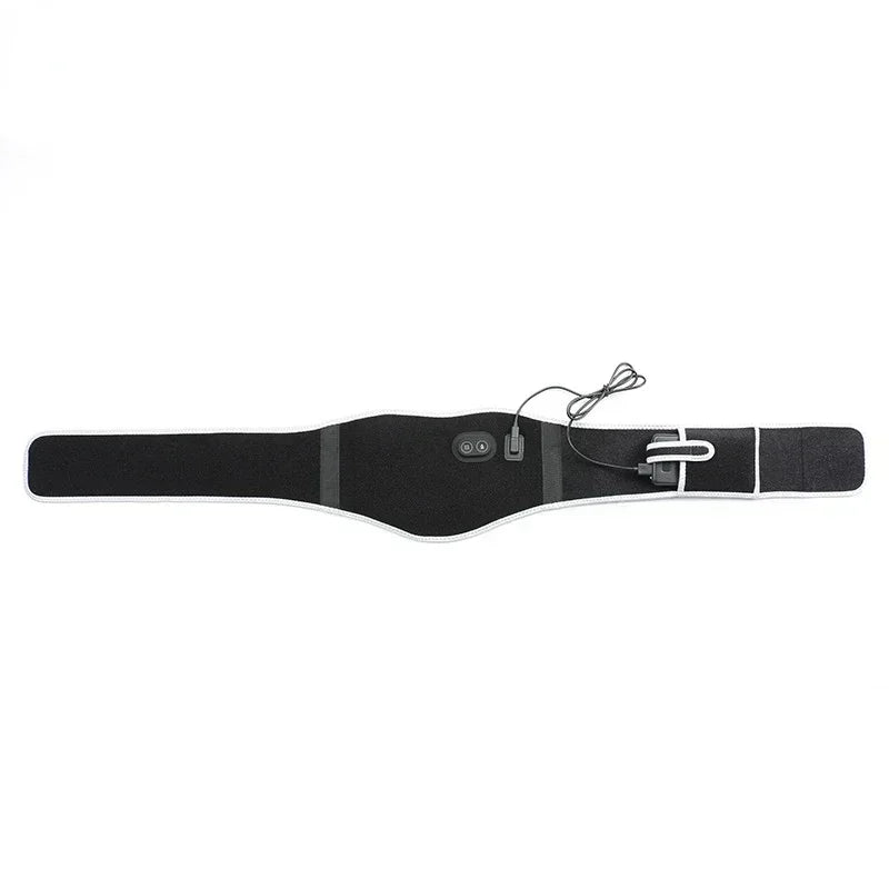 USB Electric Heating Warmer Hot Waist Lumbar Back Pad Belt Protector Brace Band Support Massager Anti Pain Relief Therapy Tool - Ammpoure