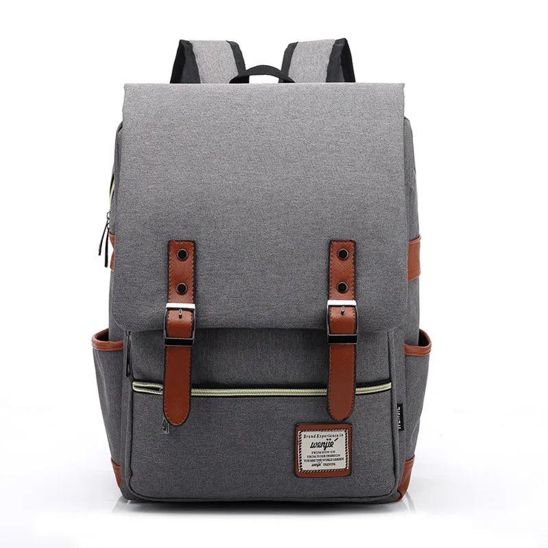 Vintage Unisex Oxford Waterproof Backpacks Large Capacity Men Travel Bag Women Students School Books 16 Inch Laptop Backpack - Ammpoure Wellbeing